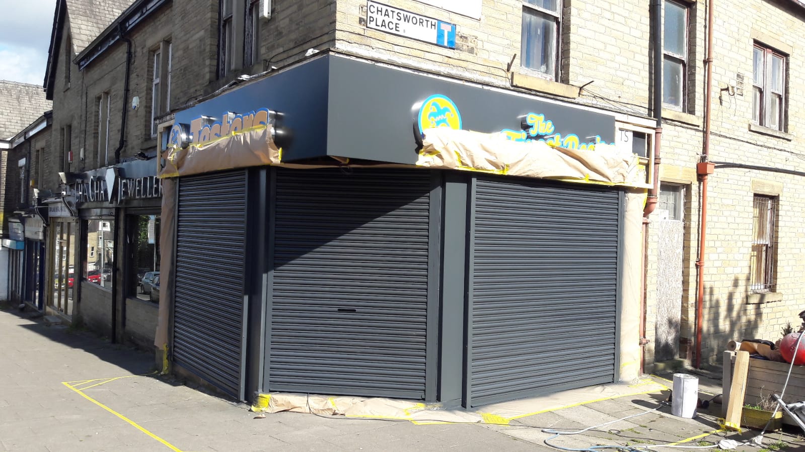 office-commercial-door-spraying-west-bridgford-nottingham